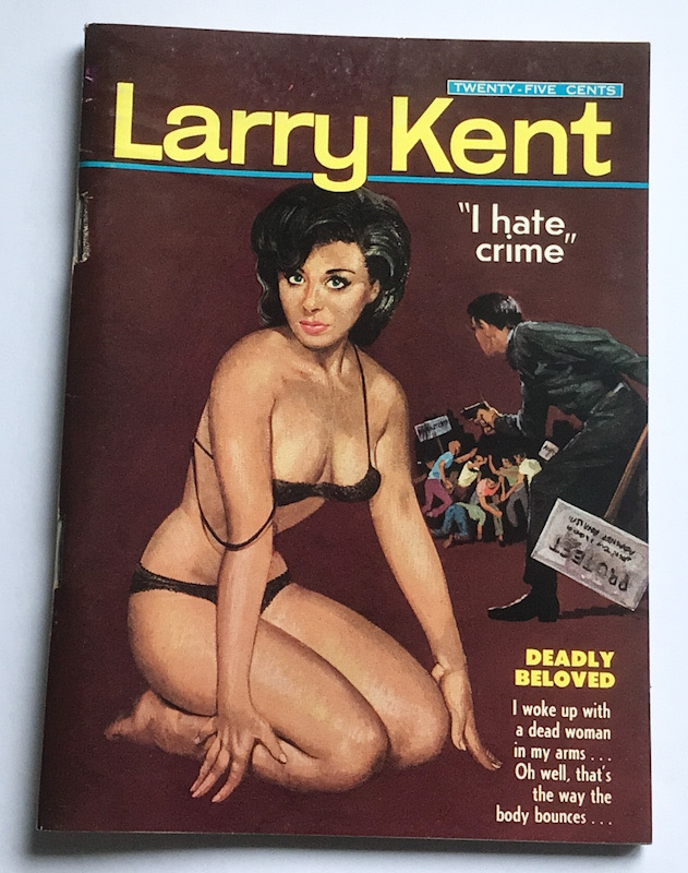 Larry Kent Deadly Beloved Australian Detective paperback book No660